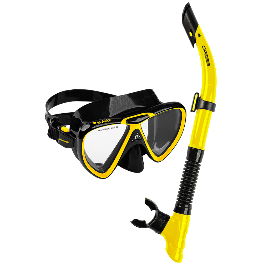 Cressi Ikarus + X-Hale Mask and Snorkel Combo