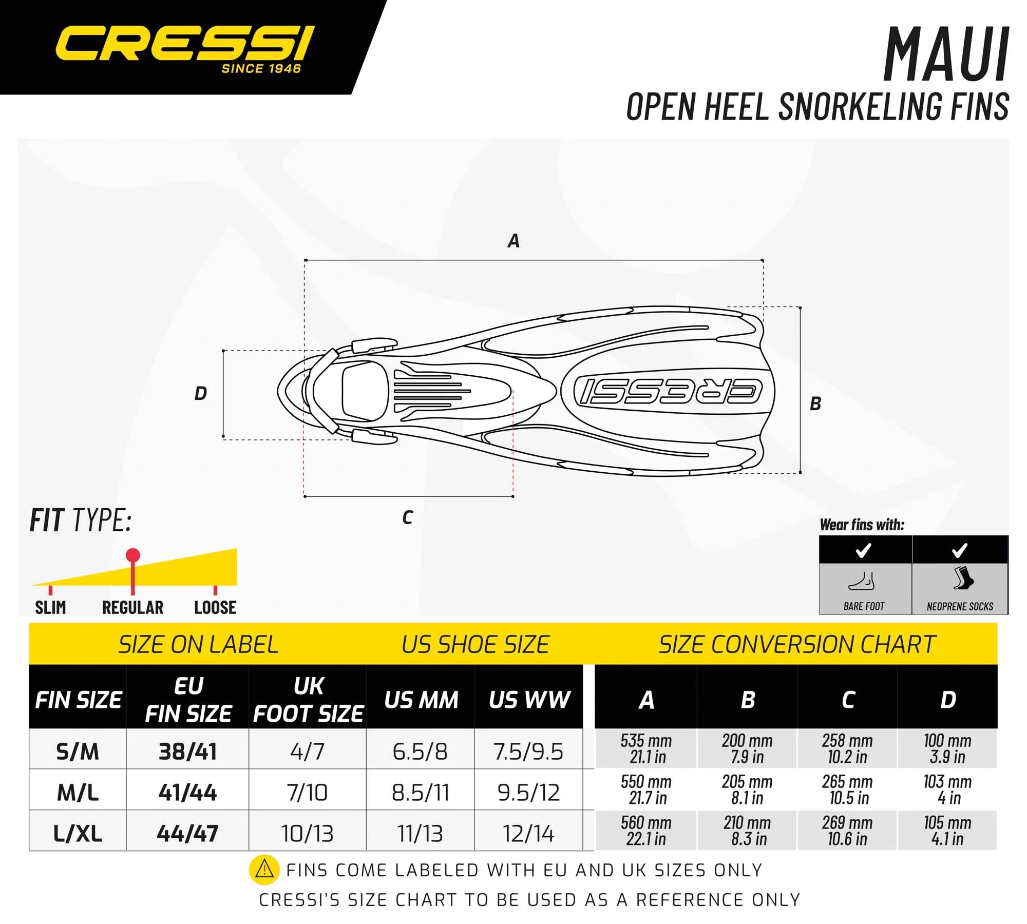 Cressi Maui Fin