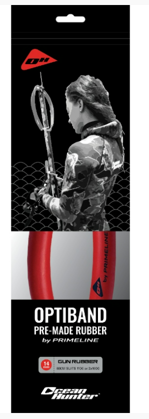 Ocean Hunter Optiband 14mm Pre-Made Rubber