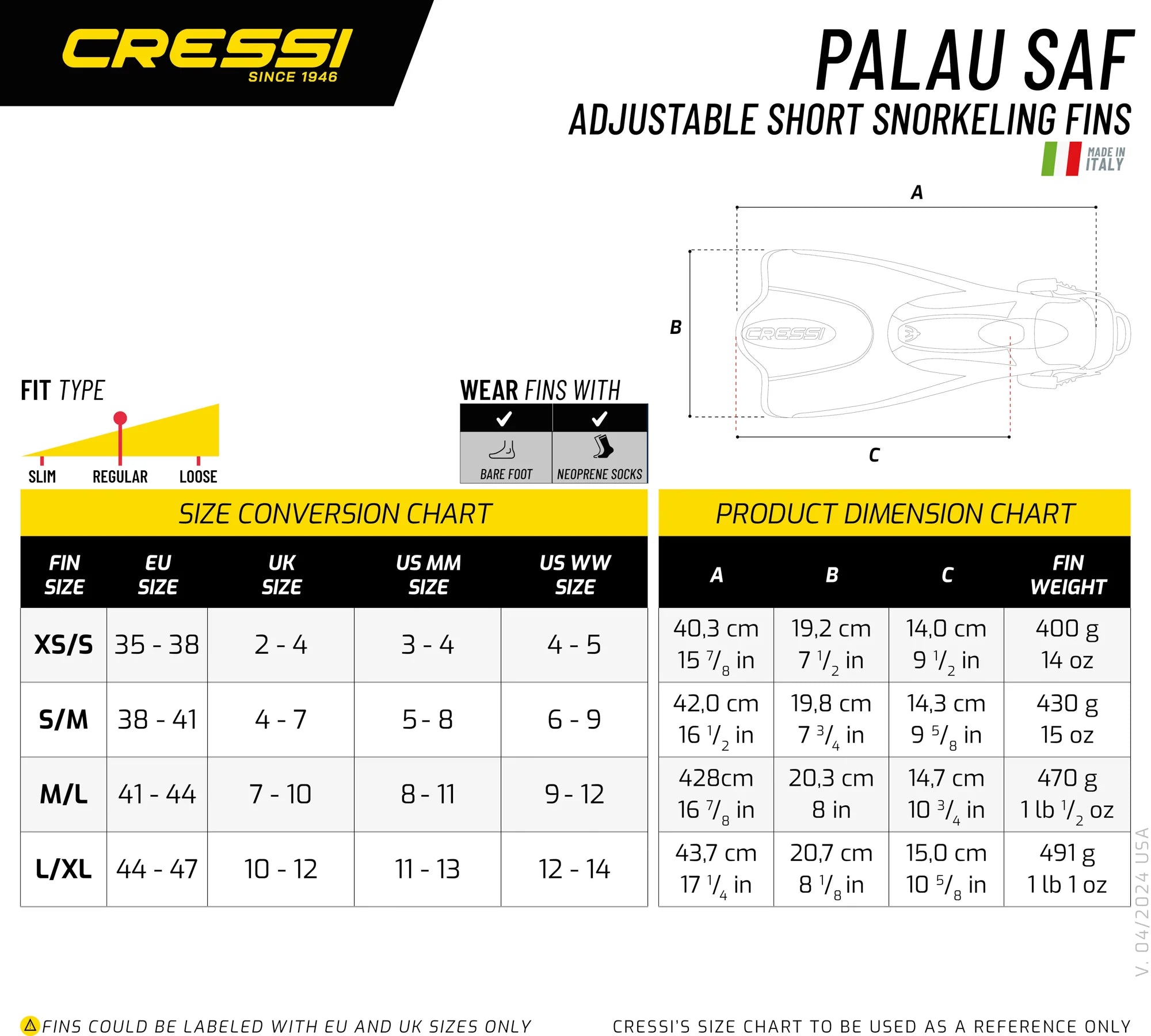Cressi Palau & Marea Set