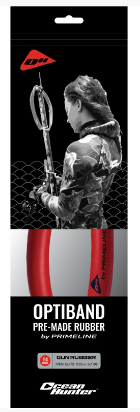 Ocean Hunter Optiband 14mm Pre-Made Rubber