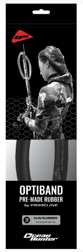 Ocean Hunter Optiband 16mm Pre-Made Rubber