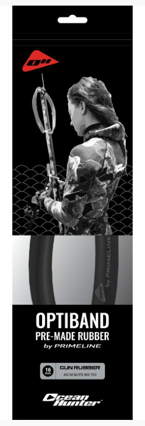 Ocean Hunter Optiband 16mm Pre-Made Rubber