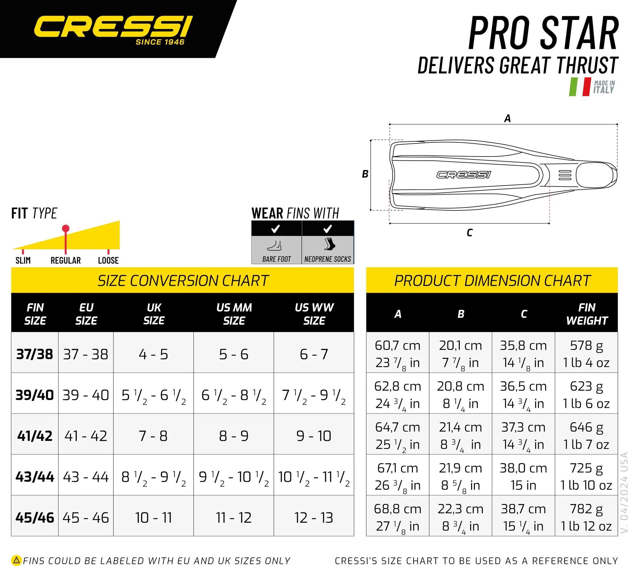 Cressi Pro Star Set