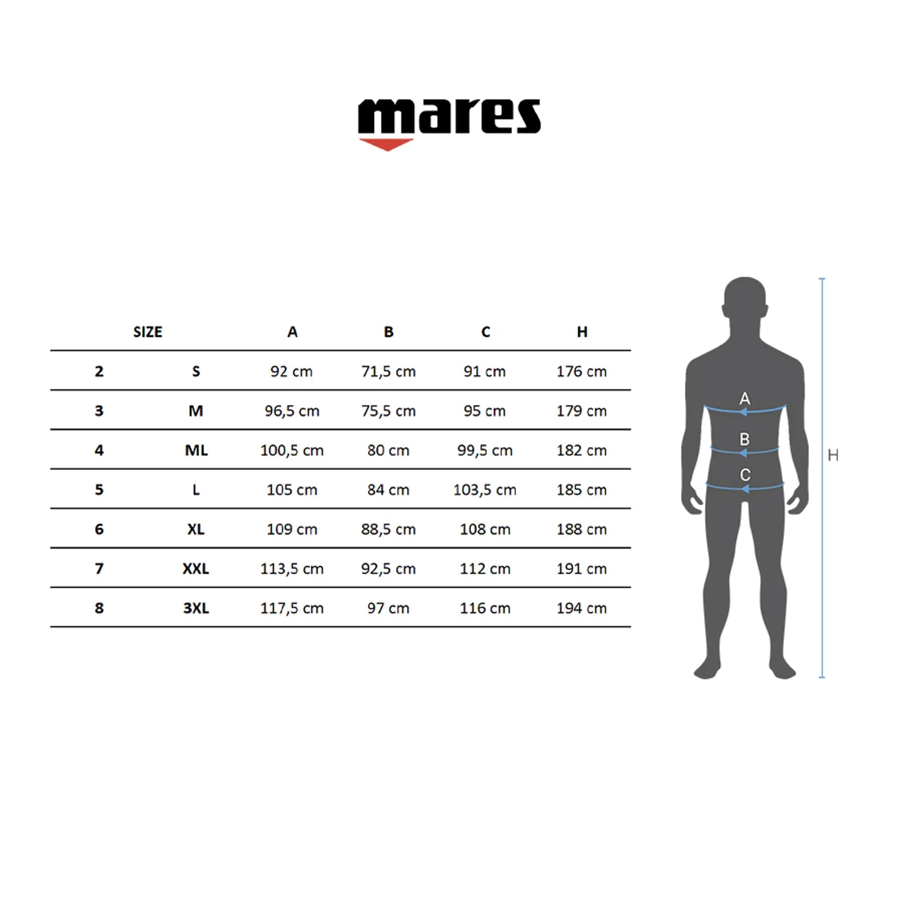 Mares Reef Mens 3 mm Wetsuit